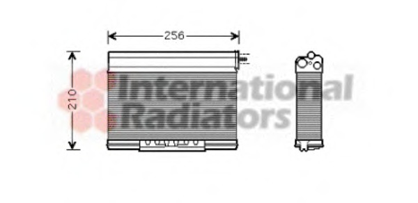 Schimbator caldura, incalzire habitaclu 06006261 VAN WEZEL - Schimbator caldura Schimbator caldura, incalzire habitaclu 06006261 VAN WEZEL - Schimbator caldura