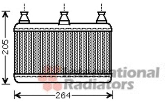 Schimbator caldura, incalzire habitaclu 06006341 VAN WEZEL - Schimbator caldura Schimbator caldura, incalzire habitaclu 06006341 VAN WEZEL - Schimbator caldura