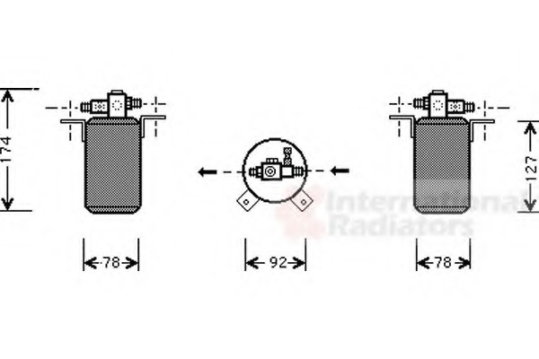 uscator,aer conditionat 0600D021 VAN WEZEL - Uscator uscator,aer conditionat 0600D021 VAN WEZEL - Uscator