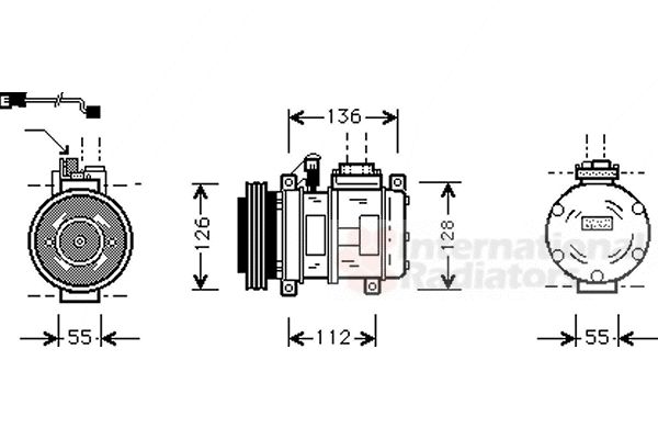 Compresor, climatizare 0600K228 VAN WEZEL - Compresor/piese Compresor, climatizare 0600K228 VAN WEZEL - Compresor/piese