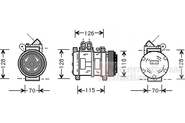 Compresor, climatizare 0600K229 VAN WEZEL - Compresor/piese Compresor, climatizare 0600K229 VAN WEZEL - Compresor/piese