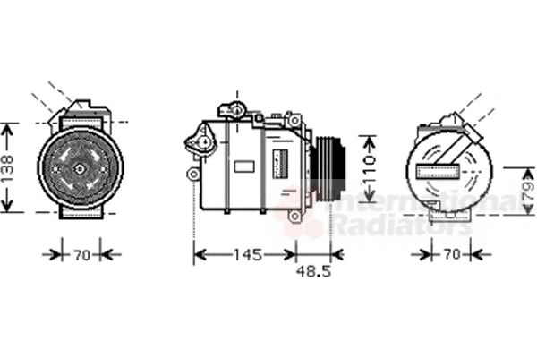 Compresor, climatizare 0600K309 VAN WEZEL - Compresor/piese Compresor, climatizare 0600K309 VAN WEZEL - Compresor/piese