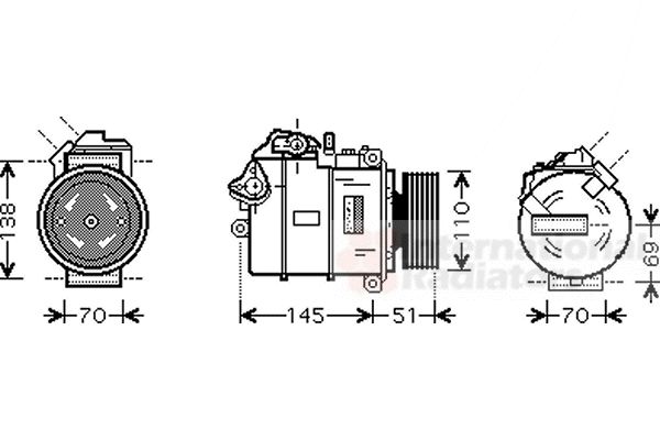 Compresor, climatizare 0600K320 VAN WEZEL - Compresor/piese Compresor, climatizare 0600K320 VAN WEZEL - Compresor/piese