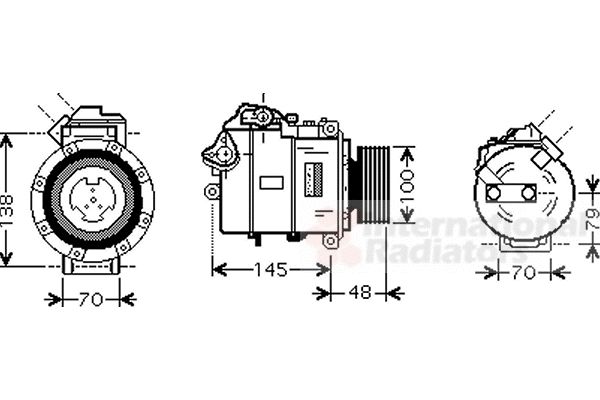 Compresor, climatizare 0600K328 VAN WEZEL - Compresor/piese Compresor, climatizare 0600K328 VAN WEZEL - Compresor/piese
