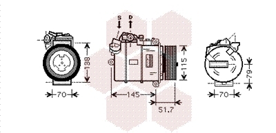 Compresor, climatizare 0600K329 VAN WEZEL - Compresor/piese Compresor, climatizare 0600K329 VAN WEZEL - Compresor/piese