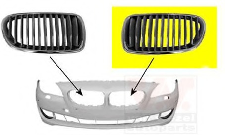 Grila radiator 0617511 VAN WEZEL - Elemente/piese montaj Grila radiator 0617511 VAN WEZEL - Elemente/piese montaj