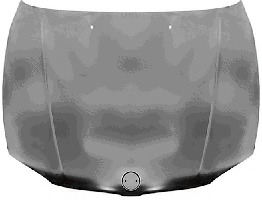 Capota motor 0627660 VAN WEZEL - Capota fata/piese/izolare fonica