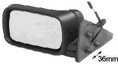 Oglinda exterioara 0640808 VAN WEZEL - Trapa/ capota/ usi/ acoperis escamotabil/ pavilion pliant