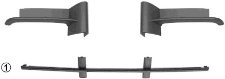 Grila ventilatie, bara protectie 0652591 VAN WEZEL - Bara fata | piese (bara,grila,ramforsare,spoiler,deflector) Grila ventilatie, bara protectie 0652591 VAN WEZEL - Bara fata | piese (bara,grila,ramforsare,spoiler,deflector)