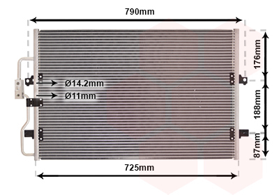 Condensator, climatizare 09005093 VAN WEZEL - Radiator clima Condensator, climatizare 09005093 VAN WEZEL - Radiator clima