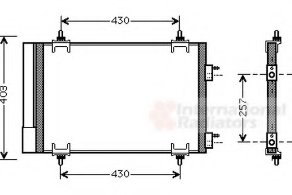 Condensator, climatizare 09005230 VAN WEZEL - Radiator clima Condensator, climatizare 09005230 VAN WEZEL - Radiator clima