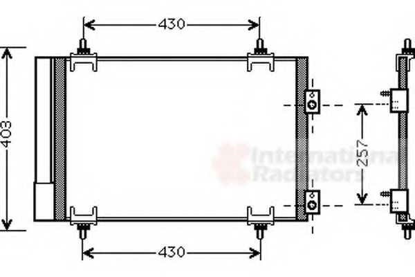 Condensator, climatizare 09005231 VAN WEZEL - Radiator clima Condensator, climatizare 09005231 VAN WEZEL - Radiator clima
