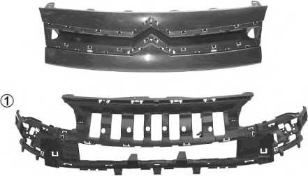 Grila radiator 0905510 VAN WEZEL - Caroserie1