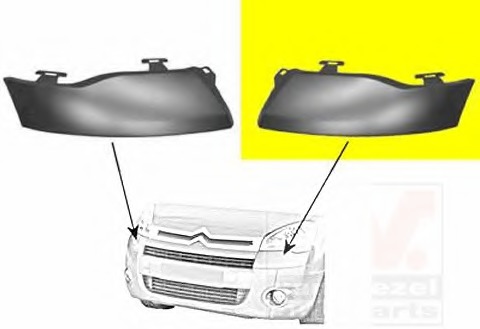 Grila radiator 0905511 VAN WEZEL - Caroserie1