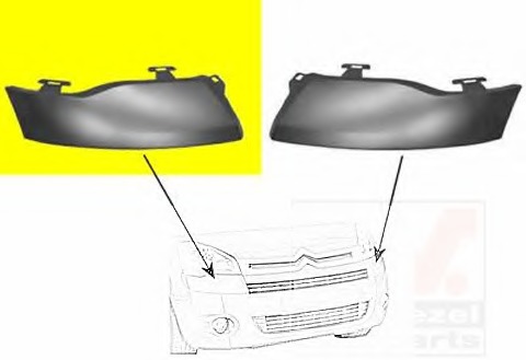 Grila radiator 0905512 VAN WEZEL - Caroserie1