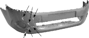 tampon 0905574 VAN WEZEL - Bara fata | piese (bara,grila,ramforsare,spoiler,deflector) tampon 0905574 VAN WEZEL - Bara fata | piese (bara,grila,ramforsare,spoiler,deflector)