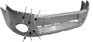 tampon 0905575 VAN WEZEL - Bara fata | piese (bara,grila,ramforsare,spoiler,deflector) tampon 0905575 VAN WEZEL - Bara fata | piese (bara,grila,ramforsare,spoiler,deflector)