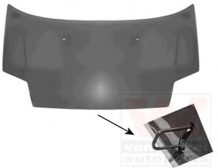 Capota motor 0917660 VAN WEZEL - Capota fata/piese/izolare fonica