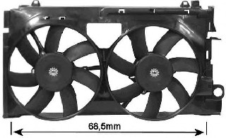 Ventilator, radiator 0955749 VAN WEZEL - Gmv (electroventilator ) Ventilator, radiator 0955749 VAN WEZEL - Gmv (electroventilator )