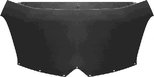 Capota motor 0972660 VAN WEZEL - Capota fata/piese/izolare fonica