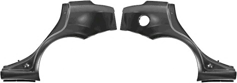 Panou lateral 1624647 VAN WEZEL - Rezervor combustibil/piese