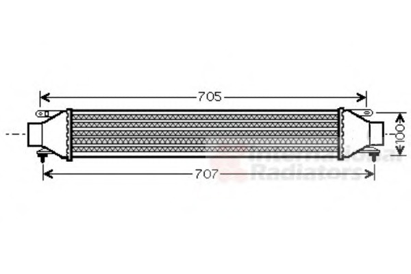 Intercooler, compresor 17004321 VAN WEZEL - Turbocompressor Intercooler, compresor 17004321 VAN WEZEL - Turbocompressor