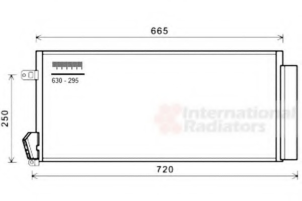 Condensator, climatizare 17005396 VAN WEZEL - Radiator clima Condensator, climatizare 17005396 VAN WEZEL - Radiator clima