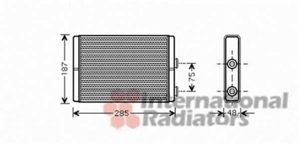 Schimbator caldura, incalzire habitaclu 17006325 VAN WEZEL - Schimbator caldura Schimbator caldura, incalzire habitaclu 17006325 VAN WEZEL - Schimbator caldura
