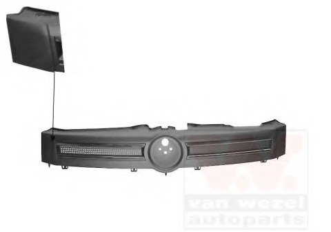 Grila radiator 1709514 VAN WEZEL - Partea frontala/grila radiator