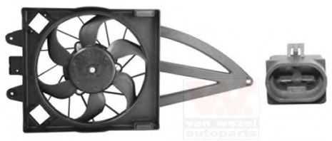Ventilator, radiator 1709747 VAN WEZEL - Ventilator radiator Ventilator, radiator 1709747 VAN WEZEL - Ventilator radiator