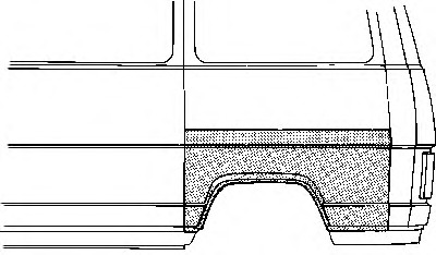 Panou lateral 1747146 VAN WEZEL - Rezervor combustibil/piese Panou lateral 1747146 VAN WEZEL - Rezervor combustibil/piese
