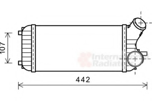 Intercooler, compresor 18004472 VAN WEZEL - Turbocompressor Intercooler, compresor 18004472 VAN WEZEL - Turbocompressor