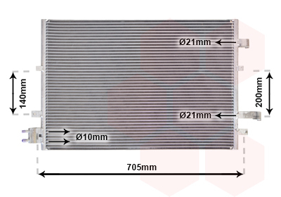 Condensator, climatizare 18005377 VAN WEZEL - Radiator clima Condensator, climatizare 18005377 VAN WEZEL - Radiator clima