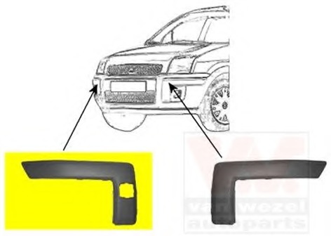Acoperire, bara protectie 1811582 VAN WEZEL - Caroserie1 Acoperire, bara protectie 1811582 VAN WEZEL - Caroserie1