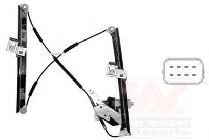 Mecanism actionare geam 1828262 VAN WEZEL - Geamuri actionate electric