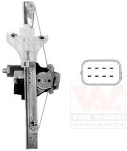 Mecanism actionare geam 1828264 VAN WEZEL - Geamuri actionate electric