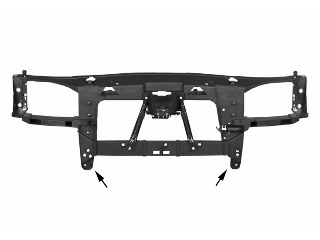 Acoperire fata 1828678 VAN WEZEL - Partea frontala/grila radiator