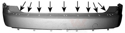 tampon 1862544 VAN WEZEL - Bara fata | piese (bara,grila,ramforsare,spoiler,deflector) tampon 1862544 VAN WEZEL - Bara fata | piese (bara,grila,ramforsare,spoiler,deflector)