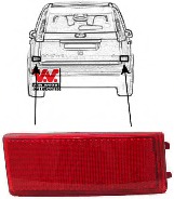 Reflector 1862939 VAN WEZEL - Catadioptru spate/lateral
