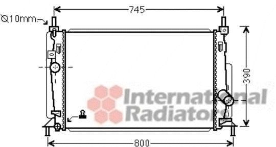 Radiator, racire motor 27002237 VAN WEZEL - Radiator apa/piese Radiator, racire motor 27002237 VAN WEZEL - Radiator apa/piese