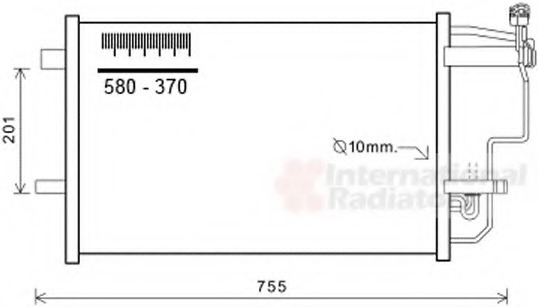 Condensator, climatizare 27005242 VAN WEZEL - Radiator clima Condensator, climatizare 27005242 VAN WEZEL - Radiator clima