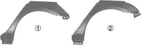 Panou lateral 2735148 VAN WEZEL - Rezervor combustibil/piese