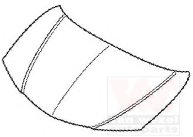 Capota motor 2756660 VAN WEZEL - Capota fata/piese/izolare fonica Capota motor 2756660 VAN WEZEL - Capota fata/piese/izolare fonica