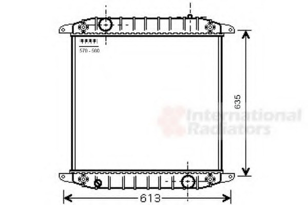 Radiator, racire motor 28002078 VAN WEZEL - Radiator apa/piese Radiator, racire motor 28002078 VAN WEZEL - Radiator apa/piese