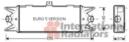 Intercooler, compresor 28004099 VAN WEZEL - Turbocompressor Intercooler, compresor 28004099 VAN WEZEL - Turbocompressor