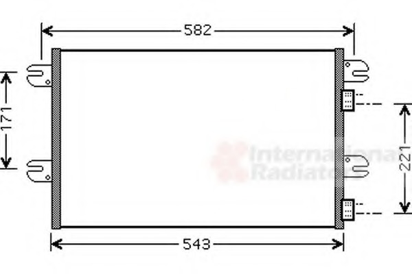 Condensator, climatizare 28005063 VAN WEZEL - Radiator clima Condensator, climatizare 28005063 VAN WEZEL - Radiator clima