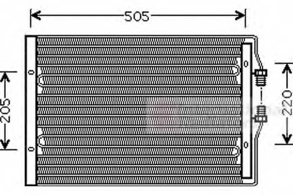 Condensator, climatizare 28005065 VAN WEZEL - Radiator clima Condensator, climatizare 28005065 VAN WEZEL - Radiator clima