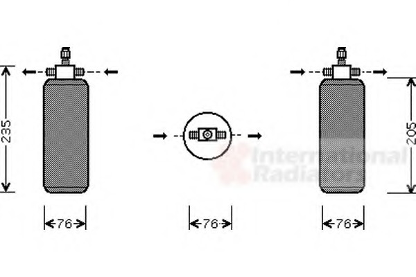 uscator,aer conditionat 2800D051 VAN WEZEL - Uscator uscator,aer conditionat 2800D051 VAN WEZEL - Uscator