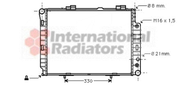 Radiator, racire motor 30002214 VAN WEZEL - Radiator apa/piese