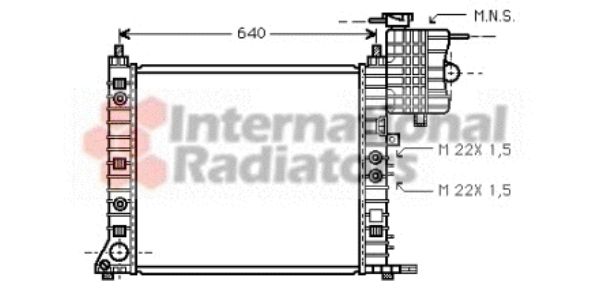 Radiator, racire motor 30002243 VAN WEZEL - Radiator apa/piese Radiator, racire motor 30002243 VAN WEZEL - Radiator apa/piese